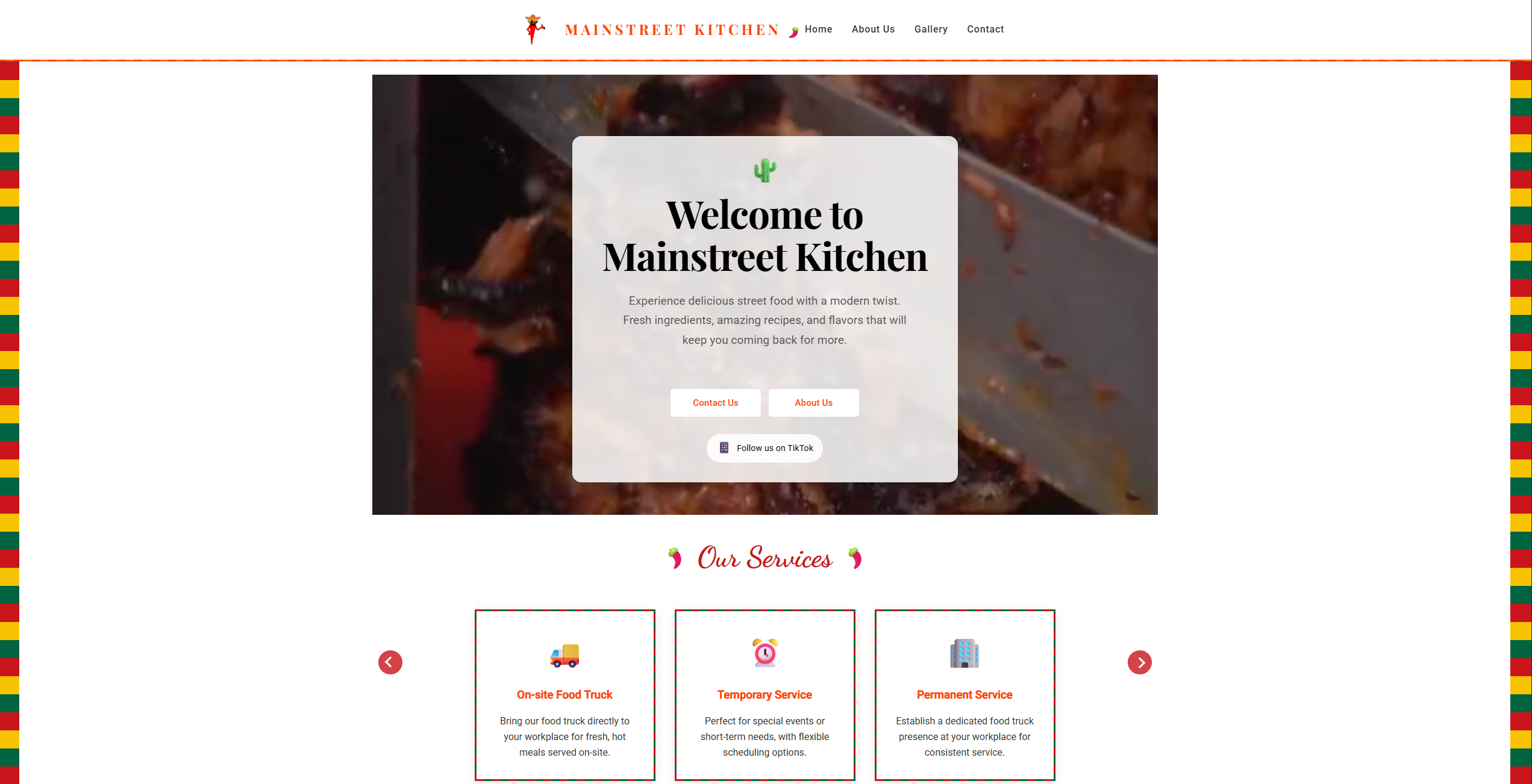 Mainstreet Tacos Website